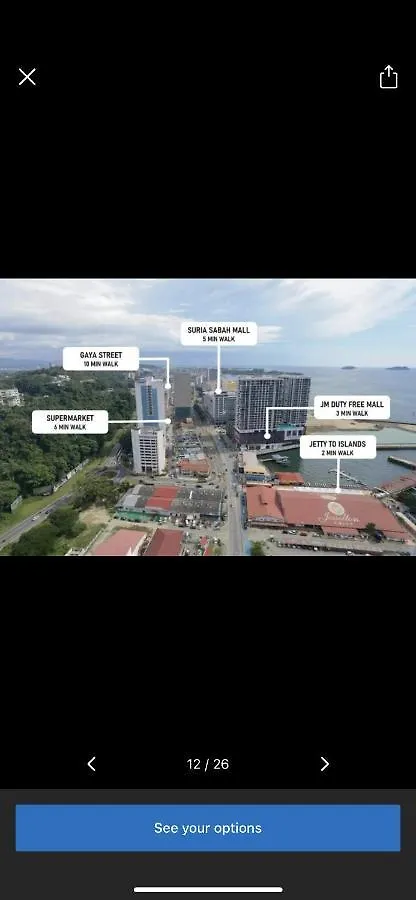 Apartment Botiza Suites At Jesselton Quay Kota Kinabalu